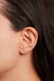 Heliophilia Silver Pendientes de Plata de Ley 925 Rosa ELKMD50590R